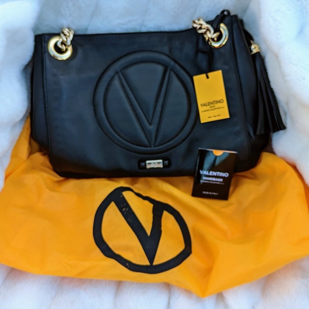 NWT Valentino by Mario Valentino | Signature Leather Satchel